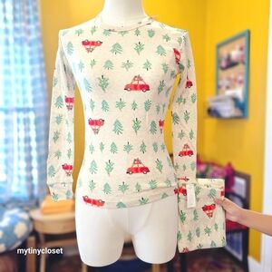 New GAP KIDS christmas 2 piece pajamas 12